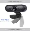 Full HD 1080P Webcam USB PC Computercamera met microfoon Driver-gratis video voor online lesgeven live uitzending