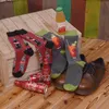 Moda Mulaya nouveauté hommes chaussettes hommes 100% coton peigné Harajuku nouveauté hommes heureux chaussettes homme équipage Funky heureux chaussettes pour homme