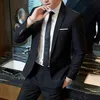 2019 men's fashion Slim suits men's business casual clothing groomsman three-piece suit Blazers jacket pants trousers vest sets