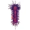 1134 Mundgeblasenes CE/UL-Borosilikat-Muranoglas Dale Chihuly Art Eleganter Anhänger aus glänzendem violettem Glas