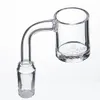 Quartz Banger 25mm 평면 상단 조각 바닥 조각 조각과 함께 손톱 10mm 14mm 18mm 남성