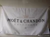 Moet Chandon Champagne Bandeira 3x5FT 150x90cm Fan Impressão Poliéster Hanging Bandeira de venda quente com latão Grommets frete grátis