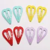 100pcs Printing Colour Hair Clips for Little Girls BB Cute Hair Clip Snap HairClips Hair Accessories Children Kids