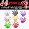 Fermagli per capelli Mollette 20 pezzi Mollette moda donna Decorazioni per Halloween Zombie Scheletro Artigli Forcina Teschio Fermaglio per capelli a mano Punk Horror Barrette 13 colori Accessori