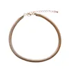 Mode-Kettingen voor Vrouwen Pailletten Eenvoudige Flat Blade Snake Kraag Statement Ketting Goud Zilver Mode Beach Party Sieraden Gift