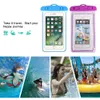 Étui universel étanche pour téléphone Sac pochette lumineux Transparent pour téléphone Étui étanche pour plongée sous-marine pour iPhone X 8 7 Plus Samsung Note 8