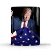 Donald Trump Color Change Mug Creative Ceramic Tea Kaffe Mjölk Muggar Värmekänslig Cup Novelty Gift för Vänner LJJA3200-1