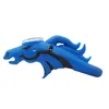 Pipe à fumer en caoutchouc de silicone de style dragon avec bol en verre à l'intérieur de plusieurs tuyaux à main de couleur