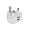 Laddare UK 1USB 2USB 3USB Telefonladdare Travel Charger Laddningshuvud Strömdapter för iPhone Samsung Huawei LG Vivo Oppo Moto Tablet PC