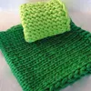 10 Colors 60*60cm Chunky Knit Blankets HandCrafted Blanket Sofa Air Condition Bed Woven Yarn Kinitted Throw Photograph Blanket