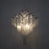 Italian Design Silver Art chandelier Engineering Design Luxury Chain Tassel Aluminum Chain LED Beautiful chandelier Lighting