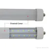 Tubes LED 8 pieds FA8 tube LED T8 à broche unique lumières 8 pieds 2400mm SMD2835 double face ampoule d'éclairage LED boutique lumière en forme de V AC85-265V