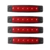 ZIQIAO 4 pièces voiture camion remorque côté marqueur indicateurs lumières frein signal lampe