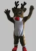 free shipping Rudolph Reindeer Mascot Costume Classic Cartoon Costumes Adult Size