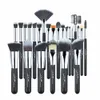 Ensemble de pinceaux de maquillage professionnels Kit fond de teint pour les lèvres fard à joues fard à paupières cils correcteur brosse outil 24 pièces/ensemble