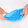 BAR FOLD BARD CUBE BAR Кухни 24 отверстия DIY Creative Mellive Square Fife Силиконовые льда Лоток Fruit Ice Cube Maker DH0562