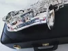 NOUVEAU Yanagisawa S-901 Colbved Colvée Bbtune Silver Silver Silver Soprano Saxophone Instrument pour étudiants en cas de cas