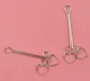 Metalen Schaamlippen Clips Tieten Tepelklemmen met Kralen Hart Ring Kinky Spelen BDSM Marteling Plezier Bondage Gear Volwassen Speeltjes voor Lady1903255