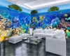 Fond d'écran 3D Cool Summer Underwater monde entier Custom House Peinture murale fond mur Salon Chambre Wallcovering HD Wallpaper