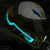 2020 neue Motorrad Helm Licht Streifen LED DIY Helm Dekoration LED Licht Motorrad Sicherheit Reflektierende Streifen Modifikation1266F