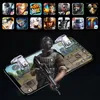 Metal GamePad PubG Mobile Trigger Smartphone Smartphone Smartphone Controller L1R1 Gaming Strzelca do iPhone'a Android Z27686604