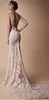 Berta 2019 Mermaid Prom Dresses Lace Appliques Sexy Backless Sweep Train Evening Gowns Custom Made Special Occasion Dress Cheap