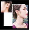 Wholesale- Asymmetric Long Earrings With Pearl And Mother Of Pearl