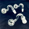 Commercio all'ingrosso 10mm 14mm 18mm maschio femmina chiaro spesso vetro pyrex bruciatore tubi dell'acqua per piattaforme petrolifere bong di vetro spesse grandi ciotole per fumare