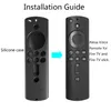 حالة سيليكون ل Amazon Fire TV Stick 5.6 بوصة التحكم عن بعد واقية غطاء الجلد شل حامي