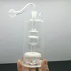 スーパーサイレントダブルサンドコアフィルターガラスのたばこケトル卸売船のオイルバーナーパイプ水管ガラスパイプオイルリグを吸う