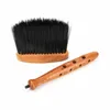 Wooden Handle Soft Neck Face Duster Brush Barber Hair Cleaning Hairbrush Dust Remover Salon Hairdressing Cutting Tool239L6151482