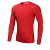 2019 Nuove magliette a compressione da corsa Collant Abbigliamento sportivo da uomo Fitness Palestra Allenamento Sport Yoga Top Bodybuilding T Shirt Uomo