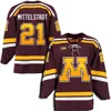 Personnalisé Hommes Minnesota Gophers Hockey Jersey PHIL KESSEL BLAKE WHEELER Ben Meyers Matthew Knies Blake McLaughlin Jackson LaCombe Sammy Walker Rhett Pitlick Koster