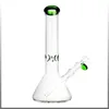 Bong Classic Beaker Bong Heady Glass Bong 10 '' Fumer des tuyaux d'eau en verre Scientific Verre Water Tuine de masse