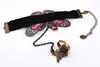Bracelets & Bangles Butterfly Lace Slave Chain Link Bangle Hand Harness Butterfly Lace Crystal Bracelet