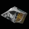 100шт/лот 5 Размеры термосвариваемые молния Майларовую пакет пакет мешок еды гайки алюминиевой фольги клапанные мешки замка застежка-молнии еды закуски мешки для хранения