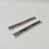 Rood Zwart Chroom Roterende Achter Kofferbak Teken Badge Embleem Plaat Decal283v