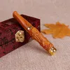 Wood carved sandalwood cigarette holder can be cleaned by pull rod filter solid wood cigarette holder craft gift cigarette manufacturers dir