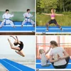 Gratis verzending 6m * 1m * 0,2 m opblaasbare gymnastiek luchttrack vloer tuimelen lucht track voor kinderen volwassene een gratis elektronische pomp