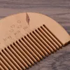 Drewniana grzebień do włosów Naturalna szczotka do włosów Peach Wood Hair Brush Brody Kieszonkowe Pędzle Szczotki Styling Tool