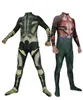 アクアマンコスプレコスチューム3DプリントライクラスパンデックスZentai Aquaman Bodyuit Halloween Party Suit