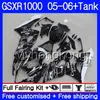 + Бак для SUZUKI Black HOT GSXR 1000 1000cc GSX R1000 2005 2006 кузовного 300HM.55 GSXR1000 GSXR1000 1000 CC K5 GSXR1000 05 06 обтекателя