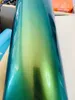 Premium Ambilight Gloss Chameleon Blue Green Vinyl Car Wrap Folie mit Air Release Film für vollständige Car Wrapping Aufkleber 1,52 x 20 Meter