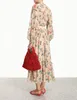 n luxury brand 2020 new fashion print dress super fairy retro holiday style print pleated ear side waist long skirt7018411