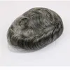 100 Pure Human Hair Men039s Toupee Size 810 inches Thin Skin Around Wig For Men in the stock8098936