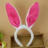 Oreilles de lapin clignotantes, ornements de pâques, lumière Led, oreilles de lapin scintillantes, décoration de coiffure, fournitures festives de fête 5021445