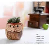 Pots de fleurs en forme de hibou en céramique créative 2018 nouveau pot de fleur de bureau en céramique