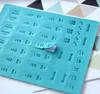 100pc Multi-Color Self Adhesive Mini DIY Lederen Maandelijkse Kalenderindex Tabbladen voor Afspraakboek Evenementen Dagboek Scrapbook Planner