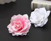 Dia 10cm artificiell rosblomma grossist bröllop bakgrund blomma vägg och blomma bollarrangemang tyg rose huvud