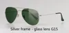 Toppkvalitetsvarumärkespilot Solglasögon Män kvinnor 5862mm Metal Frame UV400 Gradientglaslins med detaljhandelslåda och etikett7333241